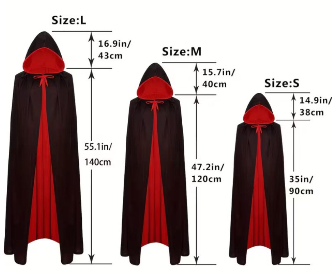 Sorcière Blood Cape